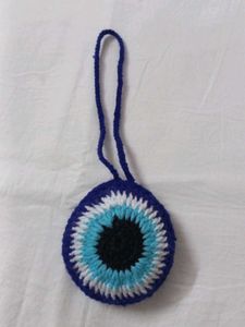 Crochet Evil Eye Hanging Decor