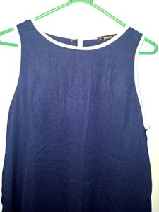 Shein Navy Blue Sleeveless Dress