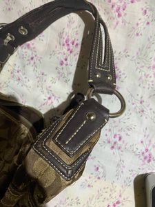 Vintage Y2K Coach Signature Soho Hobo Bag