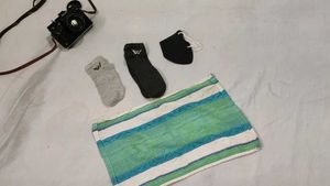 Socks, Mask And Napkin