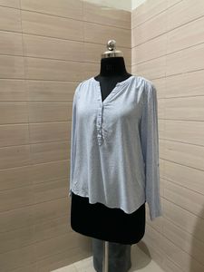 STREET ONE Pintresty 🌸Blue Printed Top
