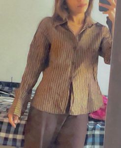 Striped Button-Down Shirt