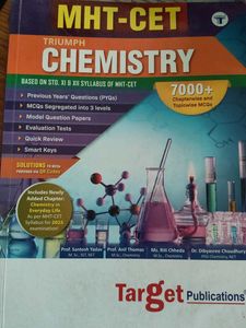 MHT-CET Triumph Chemistry , physics , maths Books