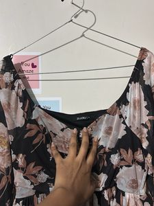Floral Print Mini Dress