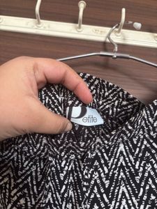 Printed Pants With Elastic