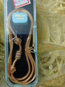 New  Gold Plated Long Chain