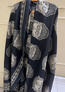 Buddha Print Scarf