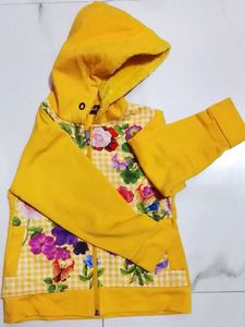 Floral Zip-Up Hoodie