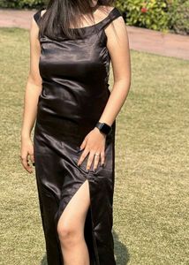 Slit Dress Black