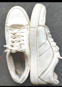 Highlander White Casual Shoes