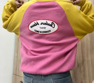 Pink &amp; Yellow Pullover