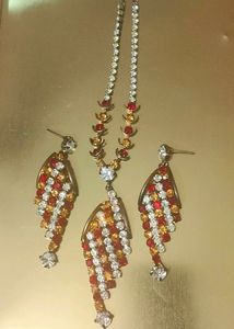 Red And Silver Necklace