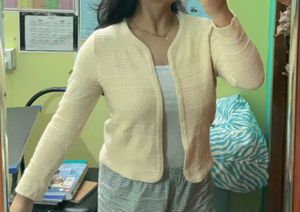 Cream Knit Cardigan