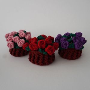 Crochet Rose Coaster