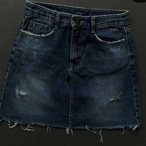 Denim Mini Skirt