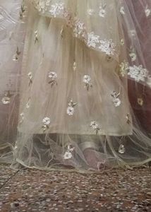Embellished White Gown