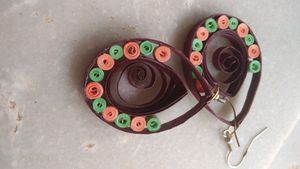 Quilled Funky Earrings