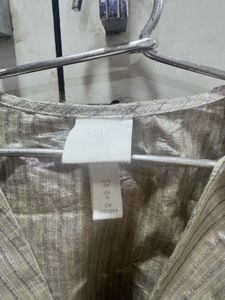 H&amp;M Silver Mini Dress
