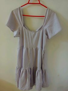 Ruffled Lavender Dress