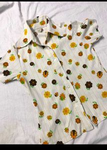 Beautiful Floral Print Shirt