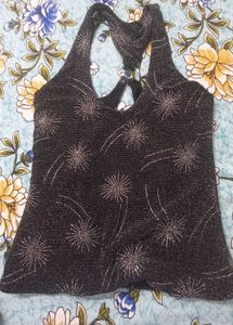 Sparkly Halter Top