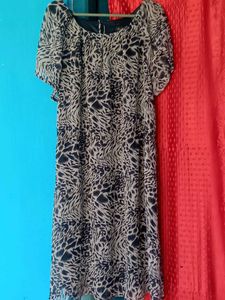 Animal Print Casual Dress