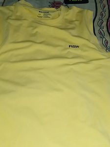 Yellow T-shirt You Can Wear It On Gym Also