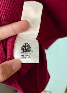 Lacoste Red Long Sleeve Top