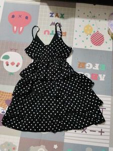 Polka Dot Ruffle Mini Dress