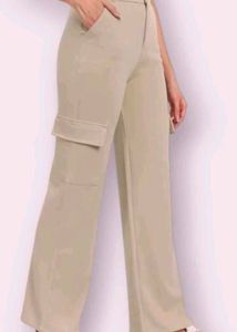 Khaki Cargo Style Pants