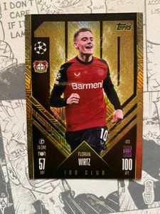 Topps Match Attax Florian writz 100 Club Card