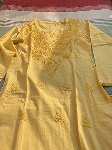 Pure Cotton Lucknowi Kurti