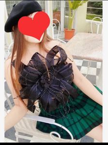 The Black Flower Top🩷🥂