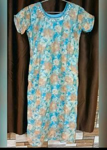 3d Floral Print Kurta