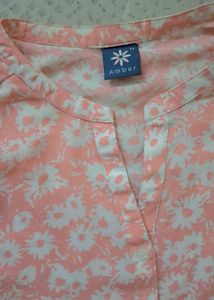 Floral Print Button-Down Top
