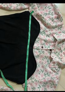 Floral Crop Top Shirt