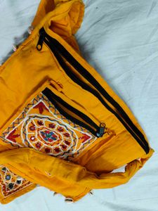 Embroidered Sling Bag