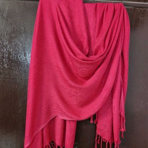 Pink Stole For Winter