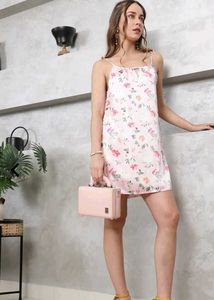 Floral Print Slip Dress