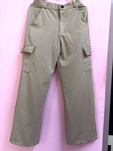 Solid cargo style bell noutam trouser