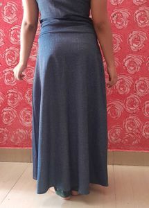 Blue Denim Gown