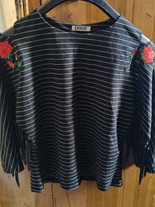 Classic Black Coloured Top