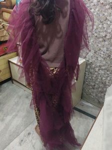 Purple Dupatta