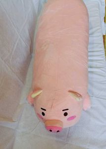 Giant Pink Pig Plush Pillow