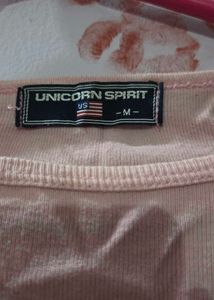 Blush Pink Three-Quarter Sleeve Top