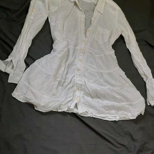 White Button-Down Shirt