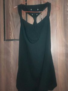 black cutout top