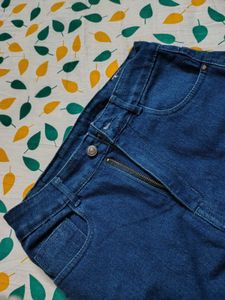 Dark Blue Straight Jeans