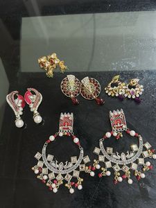 5combo Earrings Sets