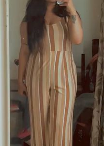 Striped Jumpsuit